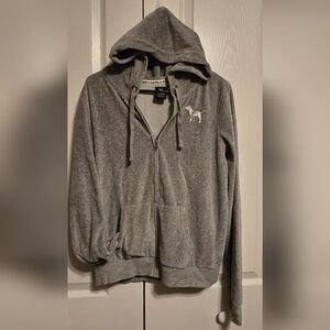Gray Zip-Up Hoodie